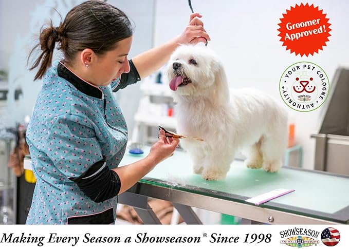 Showseason Animal Products Bath & Brush Therapies Snowfall Dog Cologne 12.5 oz | Dog Perfume Long Lasting | Deodorizing Spray
