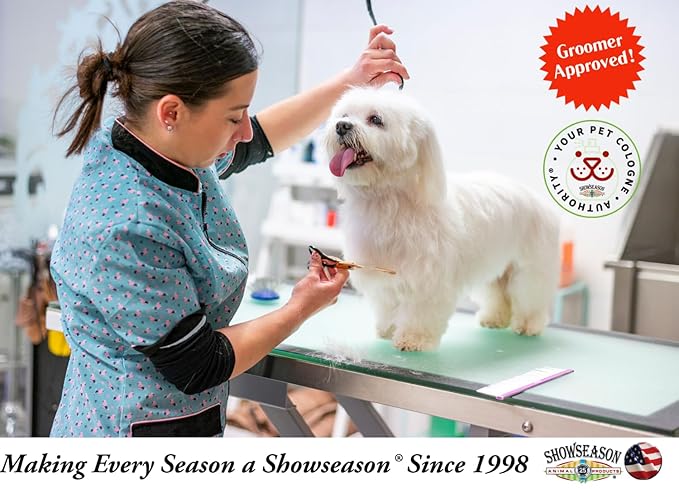 Showseason White Chocolate Dog Cologne 8.5 oz. | Dog Perfume Long-Lasting | Deodorizing Spray | Made In The USA