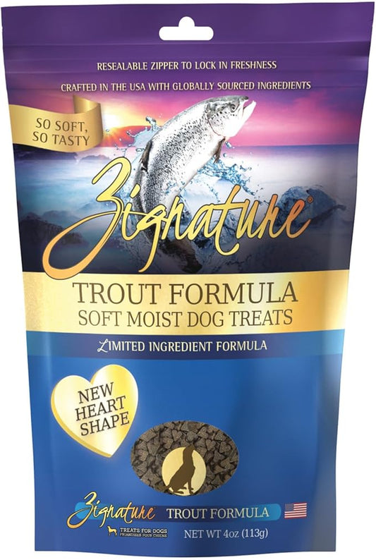 Zignature Trout Soft Moist Treats for Dogs
