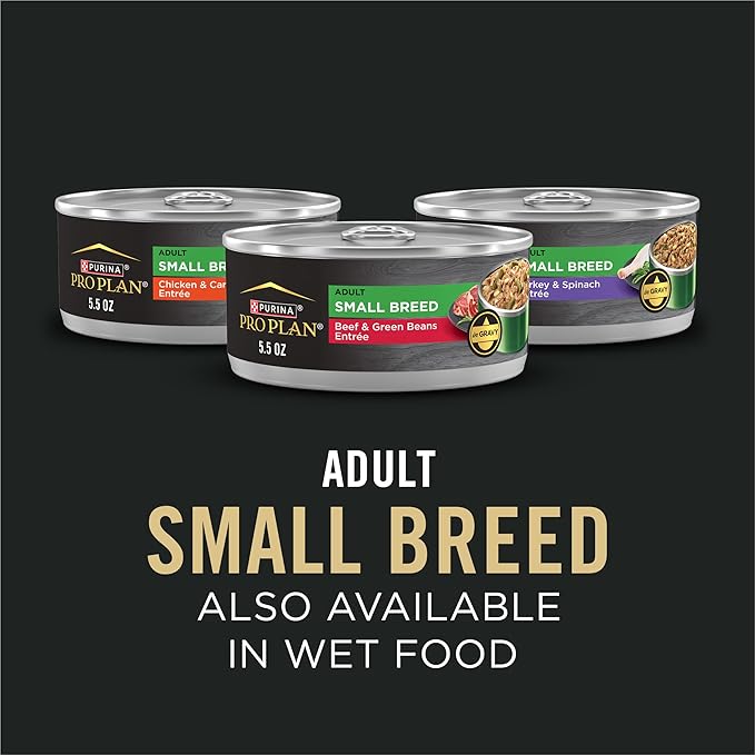 Purina Pro Plan Small Breed Dry Dog Food Chicken and Rice Formula With Guaranteed Live Probiotics - 6 lb. Bag