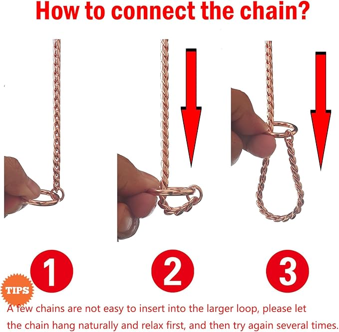 Heavy Duty Dog Choke Collar Slip Dog P Chain Snake Collar Plating Anti-Rust Dog Training Collars for Small Large Dogs Black/Gold/Silver/Rose Gold 15.5in-29.5in (15.5in, Rose Gold)