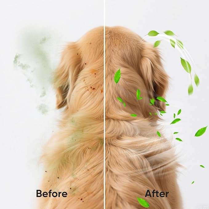 Dog Deodorizing Spray, Dog Spray for Smelly Dogs, Dog Smell Good Spray, Clean & Fresh Scent, 100ml/3.42fl.oz