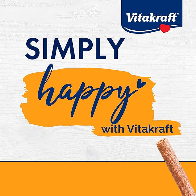 Vitakraft Treaties Dog Chew Treats - Made with 90% Chicken - Soft Jerky Treats - No Rawhide Chews - 56 Sticks (4 Count, Pack of 14)