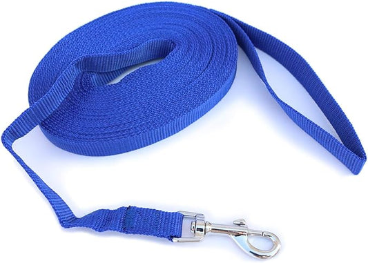 Dog Leash Puppy Obedience Recall Training Agility Lead 30ft, Great for Play, Camping, or Backyard