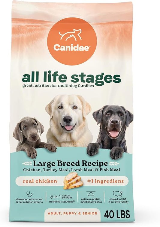 Canidae All Life Stages Dry Dog Food, Large Breed Multi-Protein Recipe, 40 lbs.
