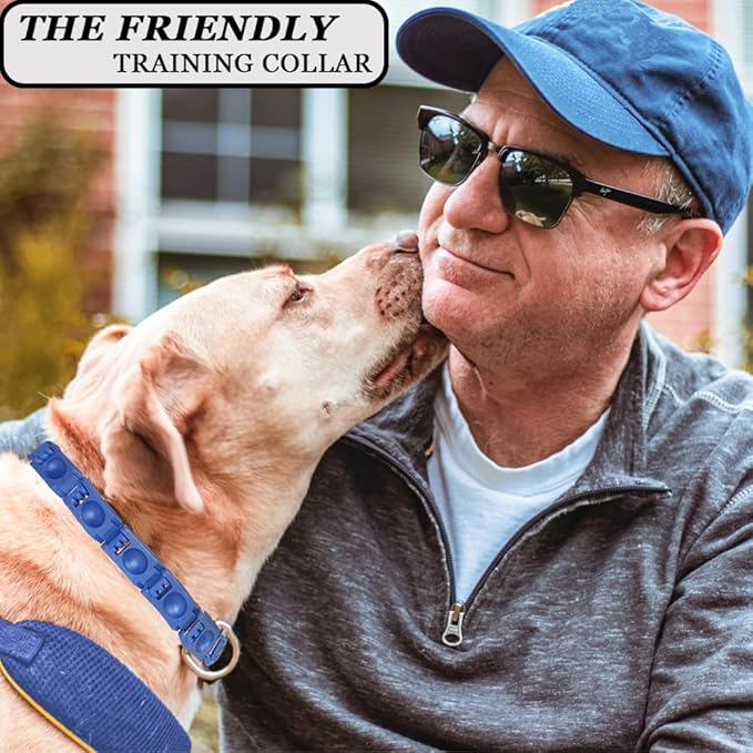 1TO3GO【Upgrade】 Adjustable Dog Training Collar with 4 Extra Links for Medium, Large and X-Large Dogs, Suitable for Dogs with Neck Sizes of 16 Inches or Larger (Seamless Ring)
