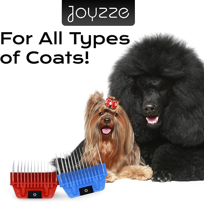 A Series Wide 6mm 1/4" Metal Comb, Dog Grooming Blades for Smooth Coat, Professional, Durable, Precise, Compatible with A Series Clippers