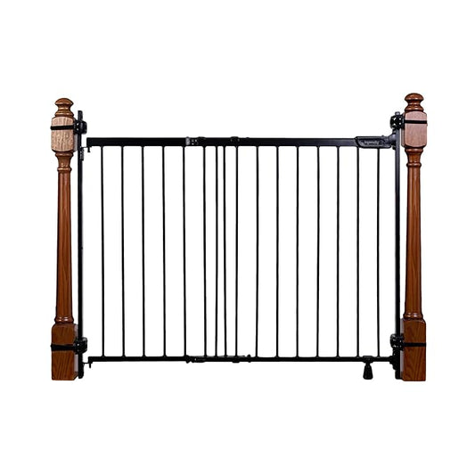 Ingenuity The Stairway+ 46W Series Pet and Baby Gate - Black