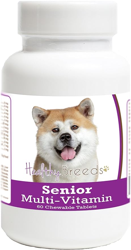 Healthy Breeds Akita Senior Dog Multivitamin Tablets 60 Count