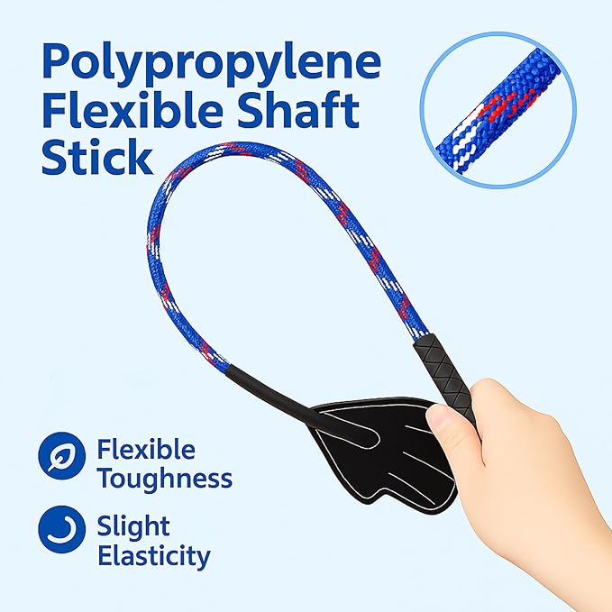 Dog Training Stick for Puppies and Dogs, Flexible Exercise Stick, Obedience Training Tool(Blue)