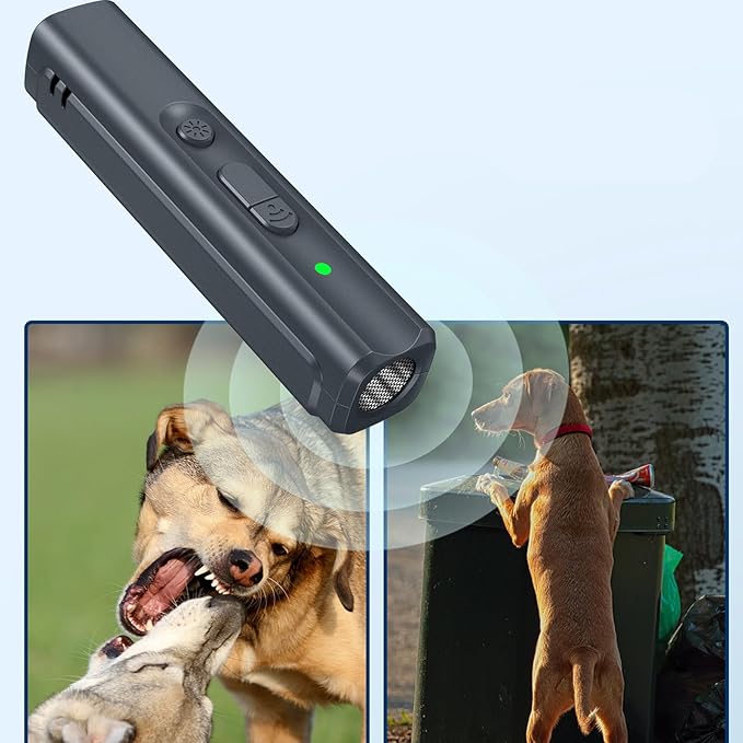 Pet Anti Barking Device, Mini Ultrasonic Dog Bark Control Device for Indoor Outdoor Use, Safe for Dogs Trainer
