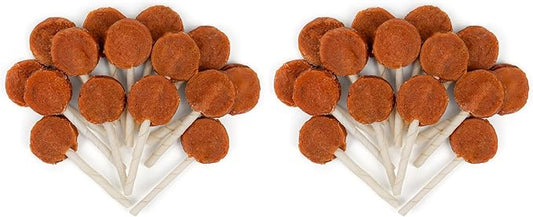 MON2SUN Lollipop Dog Treats, 4.5 Inch Chicken and Egg with Rawhide Twist Sticks, Healthy and Teeth Cleaning Snacks for Small Dogs, 10.58oz (15 Count-Pack of 2)