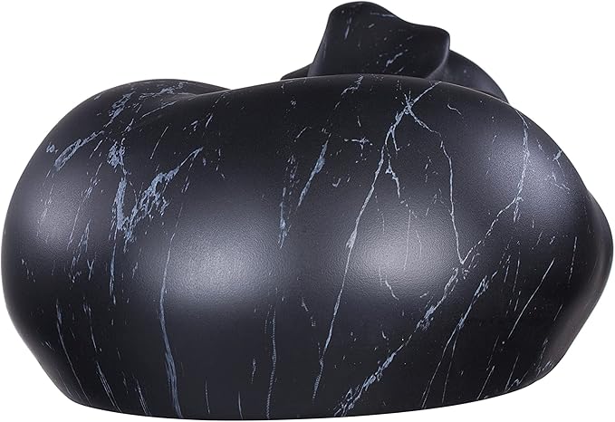 Pet Urns,Sleeping Resin Cremation Dog Urn, Dog Urns for Ashes, Small Animal Urn(Black)