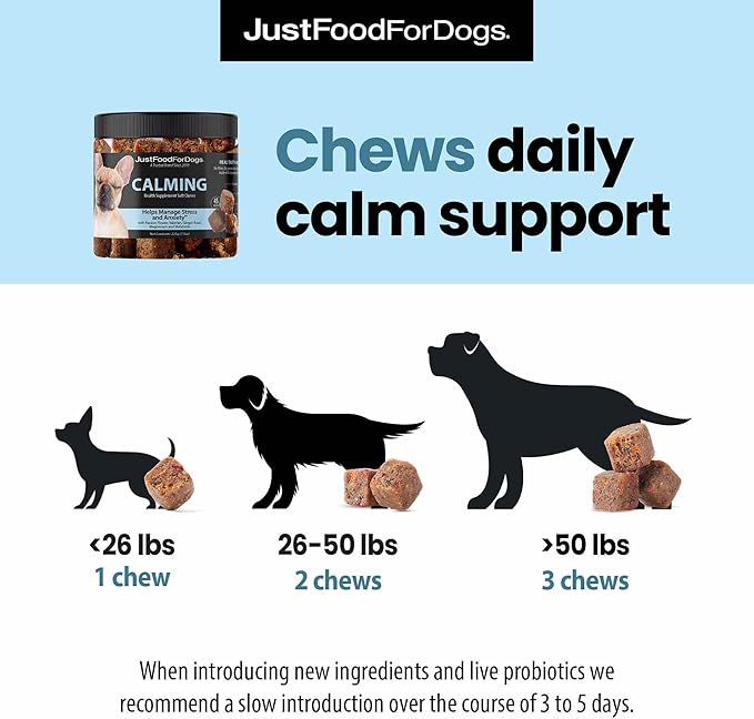 Just Food for Dogs Hip and Joint Supplement for Dogs, Human Grade Glucosamine Chondroitin Dog Supplements, Multivitamin Soft Chews, Omega 3 Oil, Superfood Blend, Plant Based Dog Vitamins - 45 Count 3