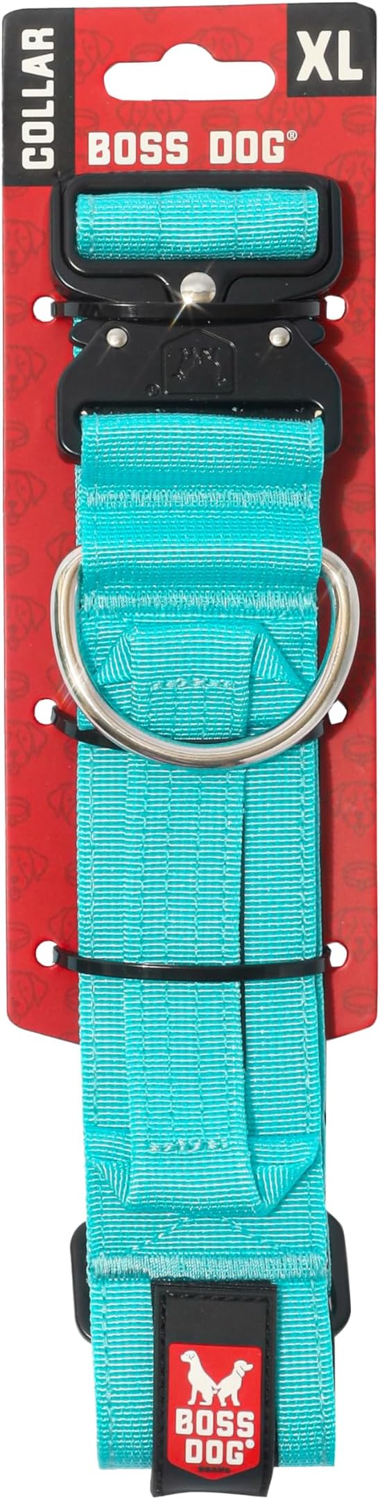 Boss Dog Tactical Collar, Teal, X-Large