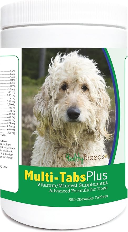 Healthy Breeds Goldendoodle Multi-Tabs Plus Chewable Tablets 365 Count