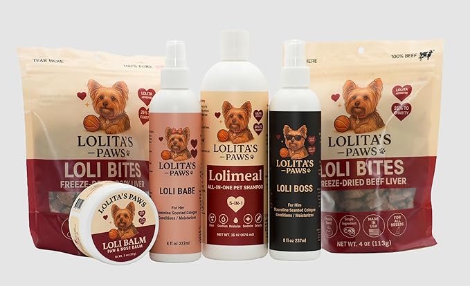 lolita's paws Loli Boss Masculine Dog Cologne – Deodorizing Pet Spray for Dogs, Conditions & Moisturizes Coat, Fresh Scent, 8 oz, Made in USA, For Him