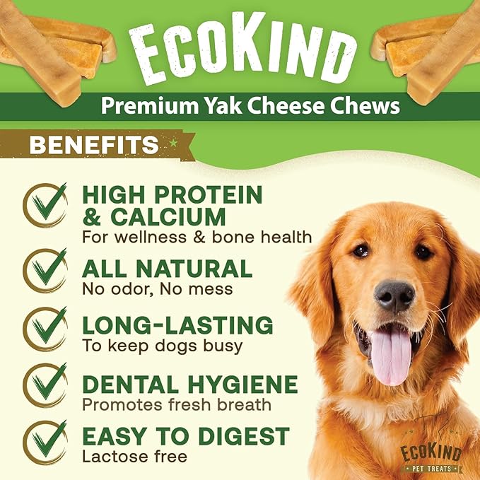 Ecokind Yak Chews - 12 Count Medium