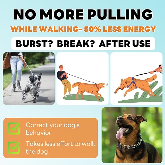 Supet No Pull Dog Training Collar, Adjustable Dog Training Collar with Buckle for Small Medium Large Dogs(Packed with One Extra Links) (S (Neck: 14"-16'' Weight: Around 35 lbs), Black)