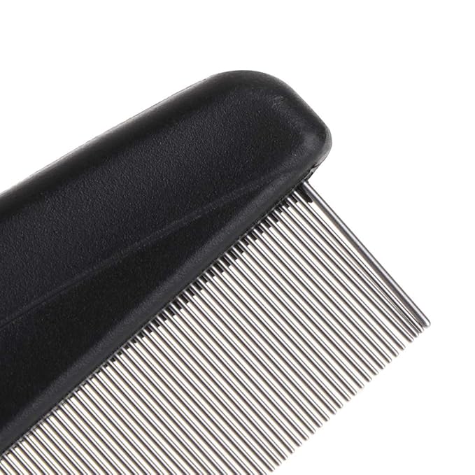 Comb Lice Removal Brush Comb With Metal Teeth For Pet Dogs & Cats Removing Fleas Lice