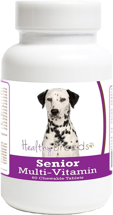 Healthy Breeds Dalmatian Senior Dog Multivitamin Tablets 60 Count