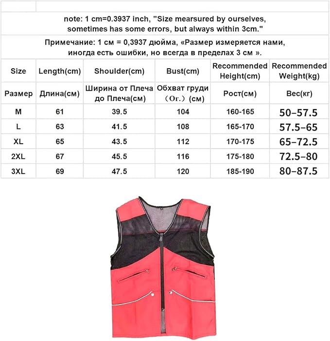 Dog Training Vest for Handlers Breathable Dog Trainer Vest for Agility Obedience Training Handler Dog Trainer Outdoor Backpacking, Red, XXXL