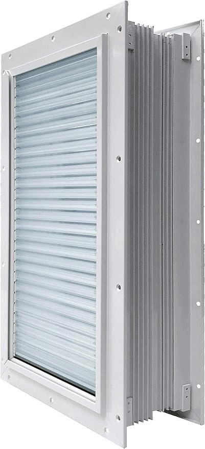 Armor Flex Heavy-Duty Aluminum Frame Pet Door for Medium-Sized Dogs (up to 30 lbs.) by High Tech Pet-Wall Mount Dog Door, Air Tight, Easy Install, Security Panel (8.25" x 17.25" Pet Opening) - AF2-MW
