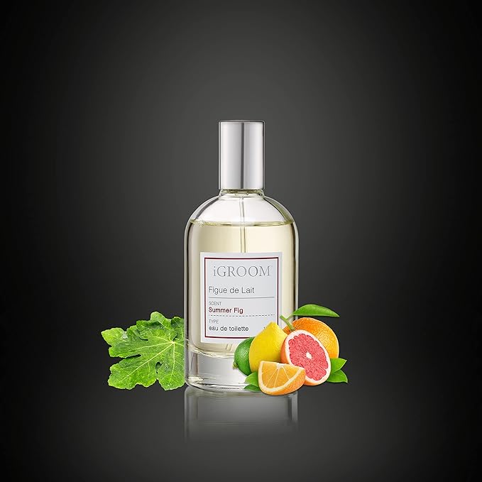 iGroom Pet Perfume Figue de Lait, Luxury Pet Beauty Care, Sweet Fig Scent, Long Lasting, Made in USA, 100 ml