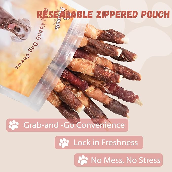 Multi-Flavor Dog Treats Beef Liver, Chicken, and Duck Wrapped Rawhide Sticks, High Protein Grain Free Long Lasting Dog Jerky Chews for Small Medium Large Dogs, 10.6 oz