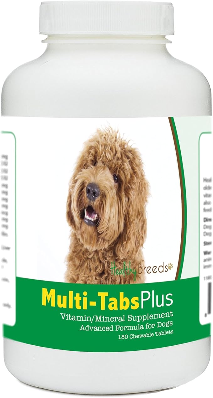 Healthy Breeds Labradoodle Multi-Tabs Plus Chewable Tablets 180 Count