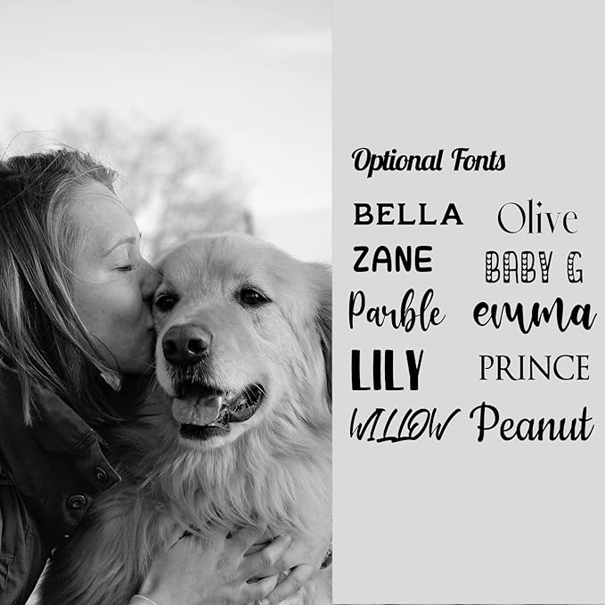 LINMAGCO Dog Memorial Gifts for Loss of Dog,Dog Memorial Stone,Pet Memorial Gifts with Photo, Customized Pet Headstone,Cat Memorial Gifts,Decorations for Grave