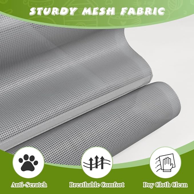 47" Extra Tall Retractable Baby Gates, Extends to 71" Wide, ExtraTall Retractable Safety Gate with Reinforced Strips, Retractable Tall Dog Gates for Doorways Mesh Baby Pet Gates Indoor, Grey