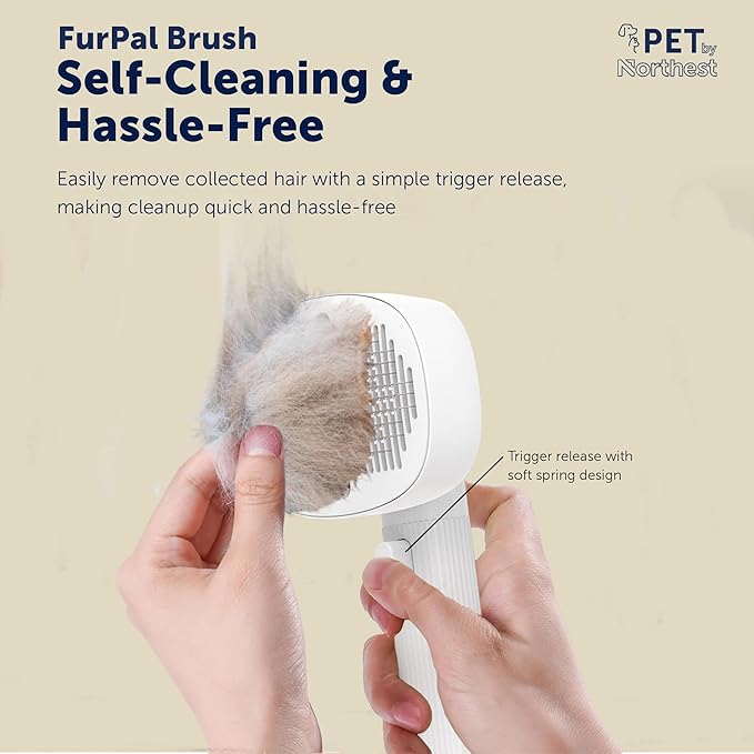Multifunctional Pet Brush, Dog Brush for Shedding, Cat Brush for Shedding, Grooming & Hair Removal, Deshedding Dog Brush, Cat Brushes for Indoor Cats, Vibrating Massage & Negative Ionic Technology.