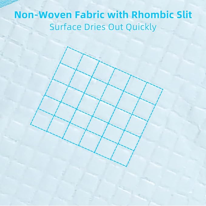 Super-Absorbent Waterproof Dog and Puppy Pet Training Pad, Housebreaking Pet Pad,Blue (22" x 22"(100PCS Regular))