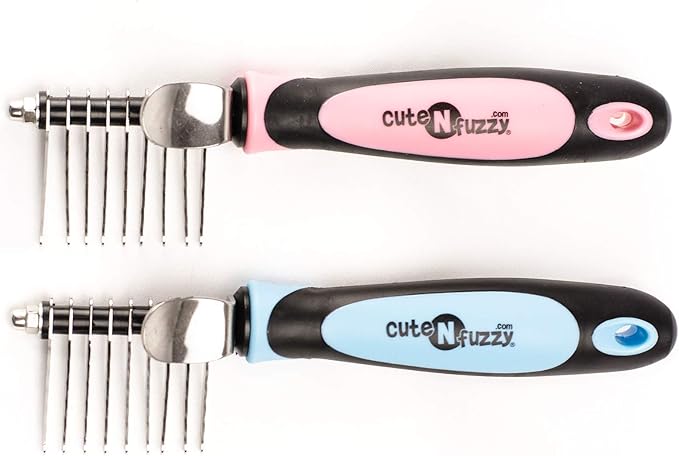Pet Dematting Comb, Blue
