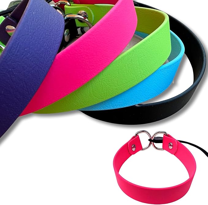 SparkDog Collars 1” Quick Adjust E-Collar Replacement Strap – Quick-Adjust, Waterproof & Durable – Fits Dogtra & Most Brands – Made in USA for Working Dogs, Hunters & Pet Owners (Pink, Standard Beta)