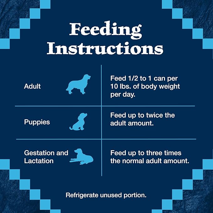 Blue Buffalo Wilderness Snake River Grill Natural High Protein Wet Food for Adult Dogs, Trout, Venison & Rabbit, 12.5-oz Cans, 12 Count