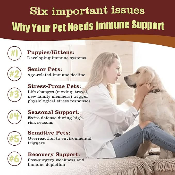 Turkey Tail Mushroom Drops for Dogs & Cats, Relieves Lipoma/Lumps/Bumps & Warts Support, Boost Immunity, Ganoderma Lucidum & Chaga Mushroom: Young Weak & Senior Pets & Low-Vitality & Post-Surgery Pets