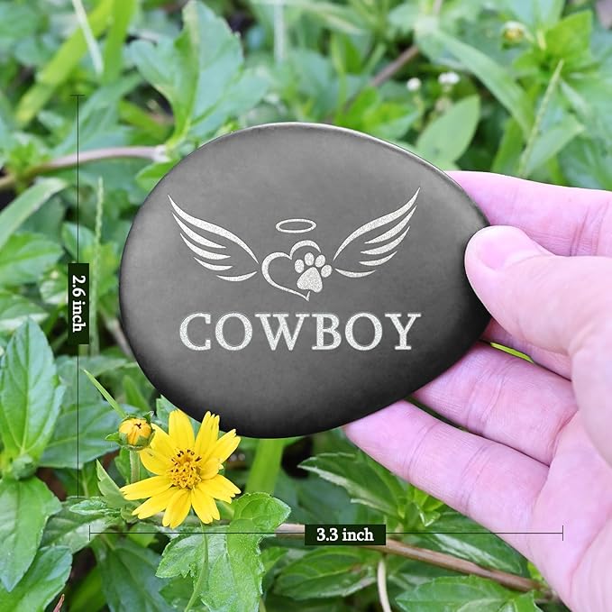 Pet Memorial Gifts - Pet Memorial Stones - Cat Sympathy Gifts - Pet Loss Gifts - Loss of Dog Gift - Dog Remembrance Gift - Cat Bereavement Gifts - in Memory of Dog - Dog Memorial Stone