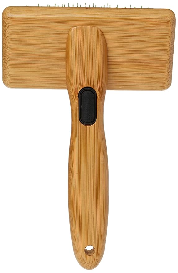 Bamboo Groom Soft Slicker Brush Medium