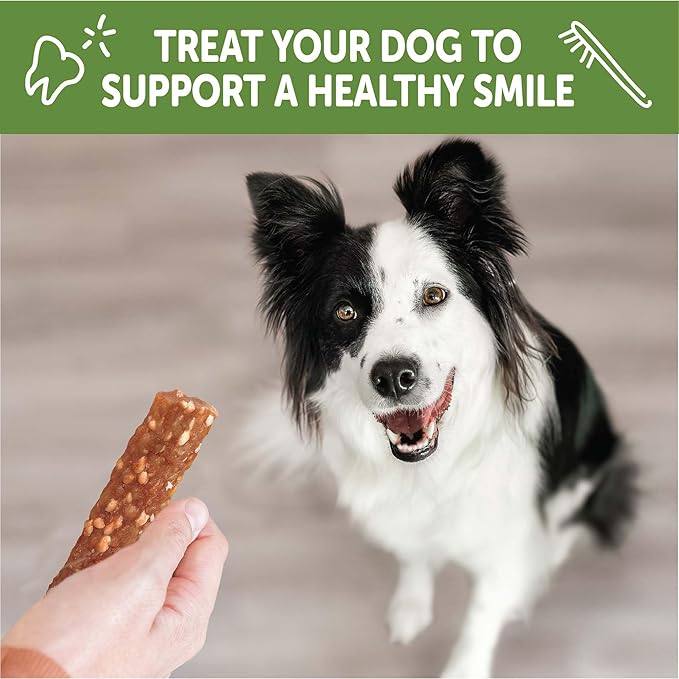 Whimzees Wellness Veggie Strip Dog Dental Treats, Medium Size Stick, (14 Count)