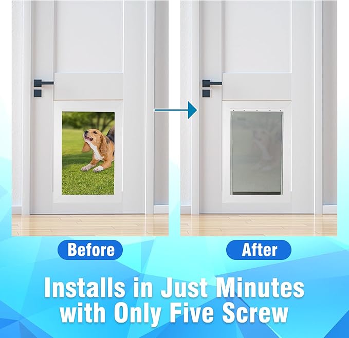 Large Replacement Dog Door Flap Compatible with PetSafe Measures 16 7/8” x 10 1/8” PAC11-11039