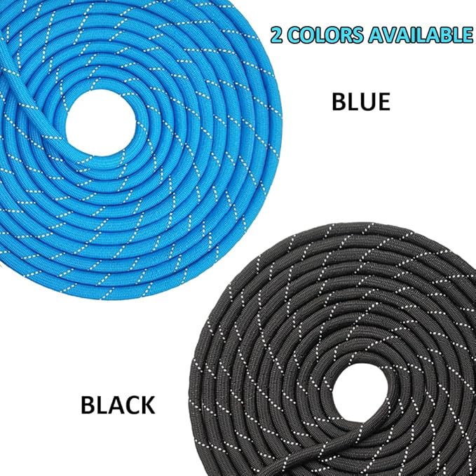 BTINESFUL 10FT / 15FT / 20FT Slip Lead Dog Leash, Reflective 1/3” Rope Leash Long Training Lead for Small Medium Dogs