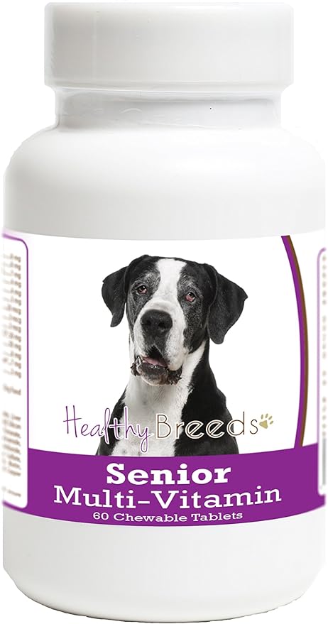 Healthy Breeds Great Dane Senior Dog Multivitamin Tablets 60 Count