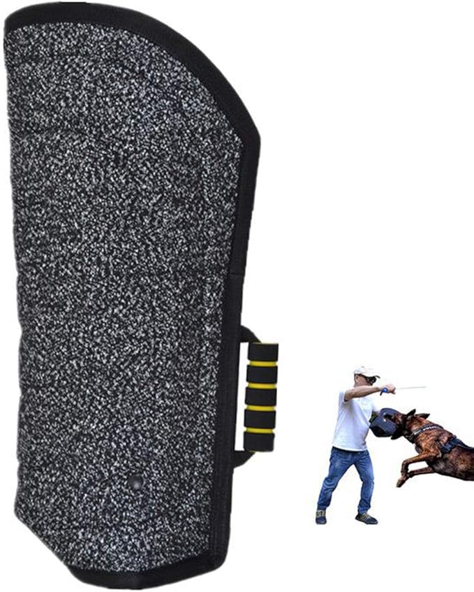 Morezi Dog Bite Sleeve Training Protection, Heavy Duty Nylon Durable, Fit Pit Bull German Shepherd Malinois, Puppy Small Dogs Training Biting Tugging War Toy - Black White