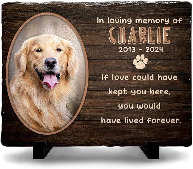 If Love Could Have Saved You Personalized Stepping Stones Outdoor - a Tribute to Beloved Pet, Cat, Dog Death - Sympathy Pet Memorial Stone for Loss of Dogs, Cats