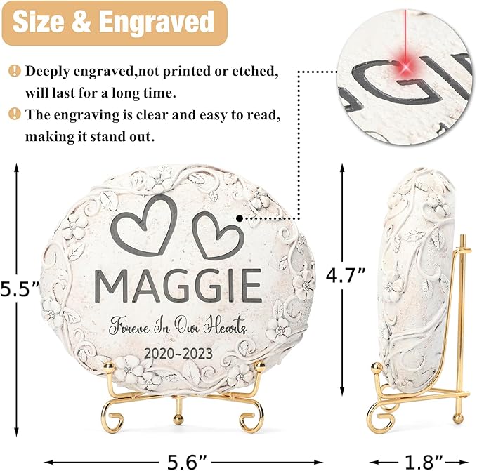 Personalized Sheep Memorial Stone, Pet Grave Marker Sheep, Sheep Headstone, Sheep Tombstone, Sheep Gravestone, Sheep Memorial Gifts