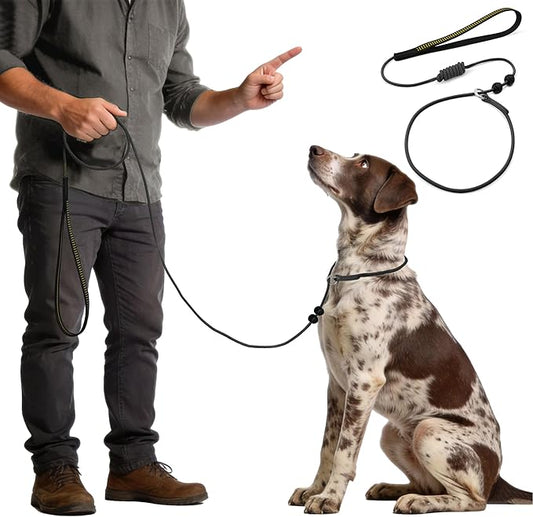 BeauGo|Dog Leash Slip Lead|Dog Training Lead,Trainer Rope Specifically Designed for DogTraining and NGKC Competition,Professional Dog Leash for Small Medium Large Dogs.Thin Slip Leads for Dogs 4.6 FT