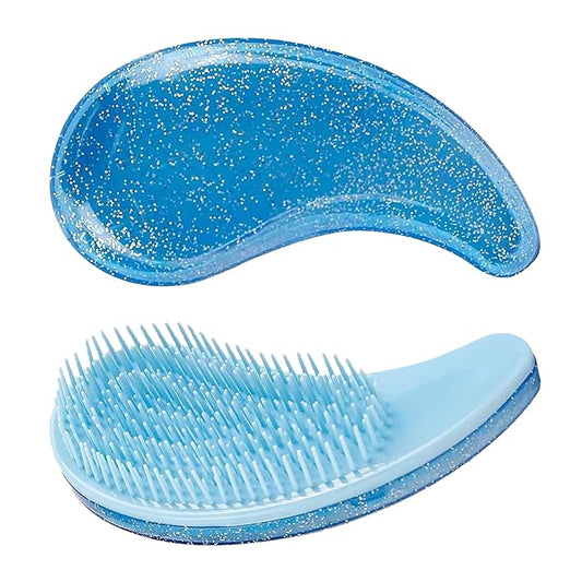 Puppy Brush, Soft Dog Brush for Grooming, Puppy Hair Remover Brush Comb, Grooming Tool for Poodles,Teddy, Yorkies, Maltese, Shih Tzu, Chihuahua, Starsky Blue