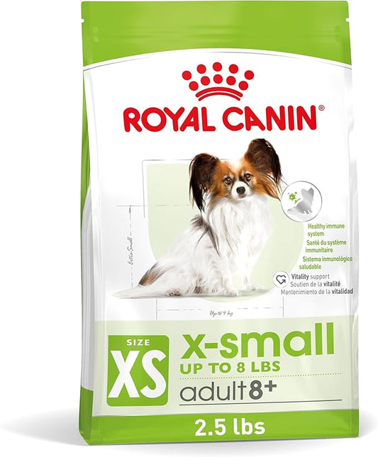 Royal Canin Size Health Nutrition X-Small 8+ Senior Dry Dog Food, 2.5 lb Bag